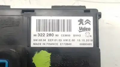 Second-hand car spare part electronic module for citroen c4 cactus 1.5 bluehdi 100 oem iam references 9832228080 9832228080 9832228080