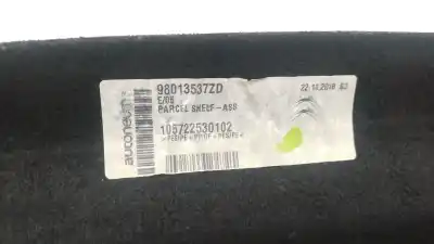 Second-hand car spare part parcel shelf for citroen c4 cactus 1.5 bluehdi 100 oem iam references 98013537zd 98013537zd 98013537zd