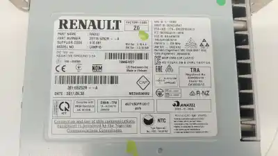 Second-hand car spare part audio system / radio cd for renault megane iv fastback (b9a/m/n_) 1.5 dci 110 (b9a3) oem iam references 281155252r 281155252r 281155252r