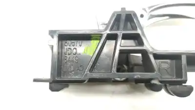 Автозапчастина б/у усередині передня права ручка для nissan qashqai / qashqai +2 i (j10, nj10, jj10e) 1.5 dci посилання на oem iam 80670jd0 80670jd0 80670jd0