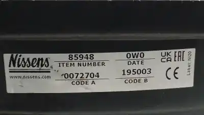 Second-hand car spare part radiator cooling fan for renault megane iv fastback (b9a/m/n_) 1.5 dci 110 (b9a3) oem iam references 214813939r 214813939r 214813939r