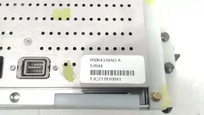 Second-hand car spare part multifunction display for dodge journey 2.0 crd oem iam references 05064339ad 05064339ad 05064339ad