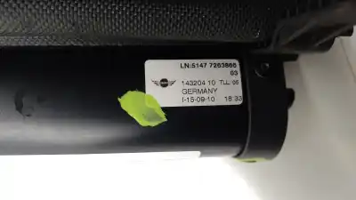 Second-hand car spare part parcel shelf for mini mini clubman (r55) cooper d oem iam references 51477263866 51477263866 51477263866