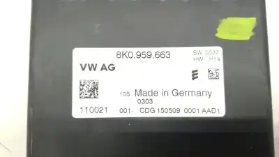 Second-hand car spare part electronic module for audi a4 b8 (8k2) 2.0 tdi oem iam references 8k0959663 8k0959663 8k0959663