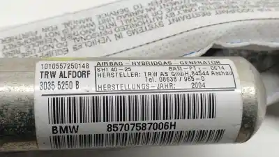 Peça sobressalente para automóvel em segunda mão airbag de cortina dianteiro direito por bmw 1 (e87) 120 d referências oem iam 30355250b 30355250b 30355250b