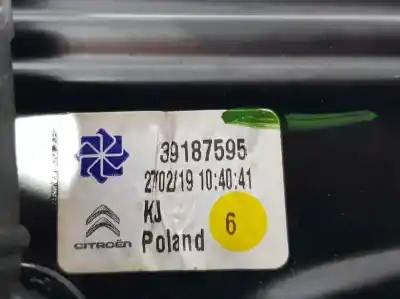 Автозапчастина б/у регулятор вікна передній лівий для citroen c3 aircross ii (2r_, 2c_) 1.5 bluehdi 120 (2cyhxx) посилання на oem iam 39187595  6 pins