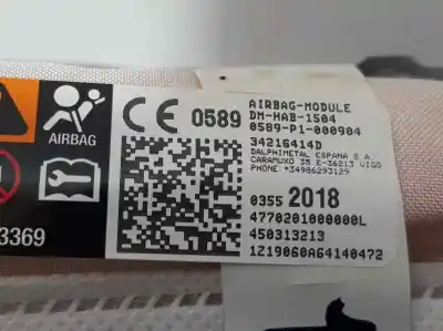 Автозапчастина б/у передня ліва подушка безпеки для citroen c3 aircross ii (2r_, 2c_) 1.5 bluehdi 120 (2cyhxx) посилання на oem iam 34216414d  0589p1000904