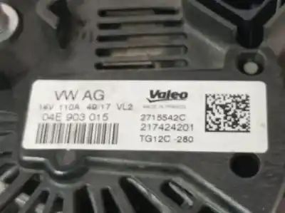 Second-hand car spare part alternator for seat ateca (kh7) style oem iam references 04e906015  2715542c
