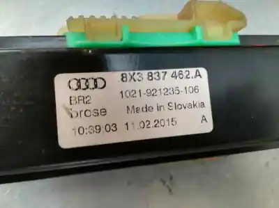 Second-hand car spare part passenger side right window regulator for audi a1 (8xk) attraction oem iam references 8x3837462a  2 pins