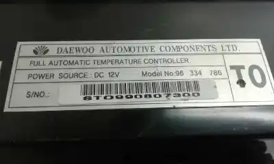 Second-hand car spare part climate control for daewoo leganza 2.0 exclusive oem iam references 96334786 96334786 1000001992044