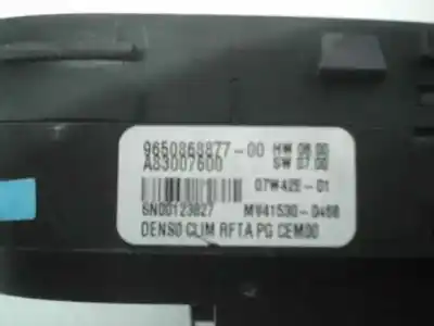 Peça sobressalente para automóvel em segunda mão comando de sofagem (chauffage / ar condicionado) por citroen c4 picasso avatar referências oem iam 9650868977 9650868977 