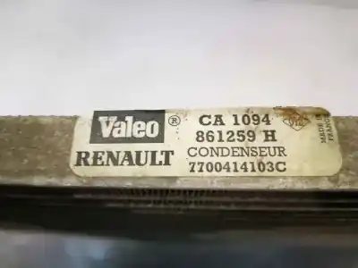Pezzo di ricambio per auto di seconda mano condensatore / radiatore aria condizionata per renault clio ii fase i (b/cbo) 1.4 alize 75 cv / 55 kw riferimenti oem iam 7700414103c  