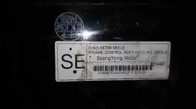 Pezzo di ricambio per auto di seconda mano controllo climatico per ssangyong rexton 270 xdi limited riferimenti oem iam 6870008510  
