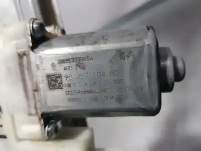 Second-hand car spare part rear right window regulator for peugeot 308 style oem iam references 9825710480 brose electrico 6 pins 25468656