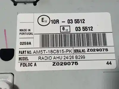 Автозапчасти б/у аудиосистема / радио cd за ford fiesta (ccn) ambiente ссылки oem iam am5t18c815pk  