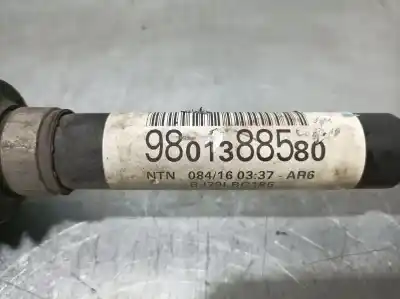 Second-hand car spare part front left transmission for citroen c3 feel oem iam references 9801388580  