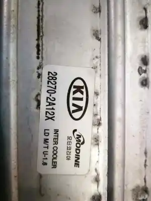 Peça sobressalente para automóvel em segunda mão intercooler por kia cerato 2.0 lx crdi familiar referências oem iam 282702a12x  
