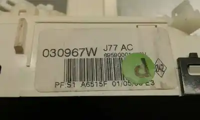 Peça sobressalente para automóvel em segunda mão comando de sofagem (chauffage / ar condicionado)  por renault clio iii authentique referências oem iam 69590001  1000001510927