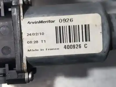 Second-hand car spare part passenger side right window regulator for nissan note (e11e) naru edition oem iam references  arvin meritor electrico 2 pins 400926c