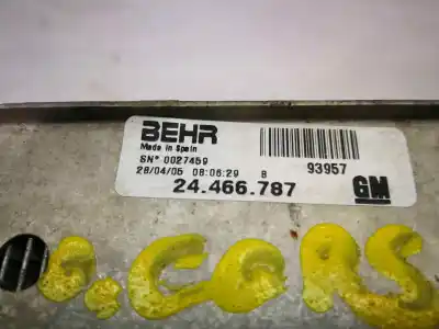 Pezzo di ricambio per auto di seconda mano intercooler per opel corsa 3 c 1.3 cdti 70ch manual riferimenti oem iam 93957  