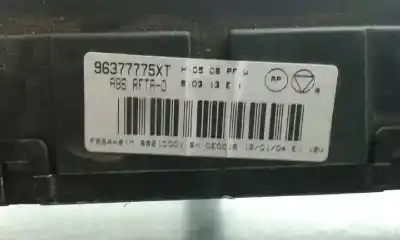 Second-hand car spare part climate control for citroen c3 1.4 16v sensodrive x-tr oem iam references 96377775xt 96377775xt 