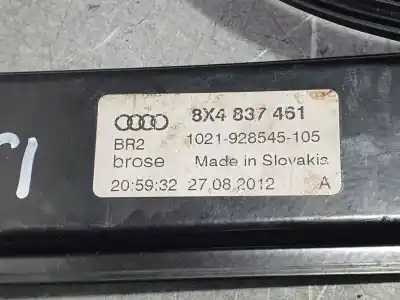 Автозапчастина б/у регулятор вікна передній лівий для audi a1 sportback (8xa) ambition посилання на oem iam 8x4837461 brose electrico 2 pins 1021928545105