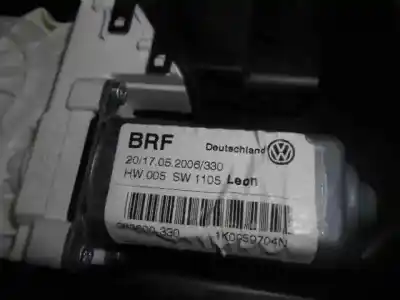 Peça sobressalente para automóvel em segunda mão elevador de vidros traseiro direito por seat leon (1p1) reference referências oem iam   