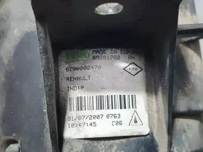 Автозапчасти б/у правая противотуманная фара за renault modus authentique ссылки oem iam 8200002470  89201782