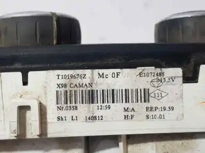 Peça sobressalente para automóvel em segunda mão comando de sofagem (chauffage / ar condicionado)  por renault clio iv expression referências oem iam t10196762  e1072485