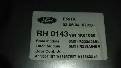 Pezzo di ricambio per auto di seconda mano alzacristalli anteriore destro per ford focus c-max (cap) 1.6 tdci cat riferimenti oem iam 3m51r203a28bl  2 pins