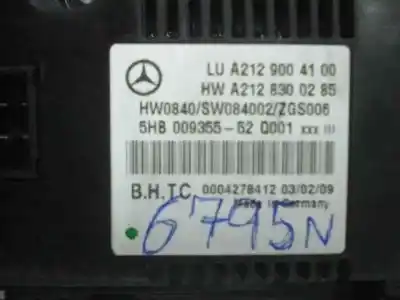 Автозапчасти б/у климат-контроль за mercedes-benz clase e (w212) lim. e 250 cgi blueefficiency (212.036) ссылки oem iam a2129004100  