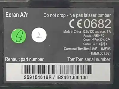 Автозапчасти б/у многофункциональный дисплей за renault koleos dynamique ссылки oem iam 259154618r  