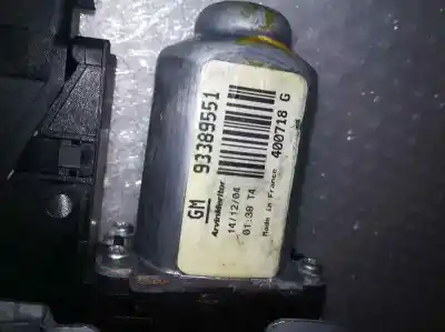Peça sobressalente para automóvel em segunda mão elevador de vidros dianteira esquerda por opel meriva cosmo referências oem iam 93389551 400718g 6 pins electrico