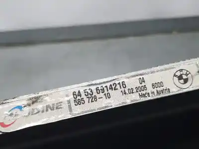 Second-hand car spare part air conditioning condenser / radiator for bmw x5 (e53) 3.0d oem iam references 64536914219  58572810