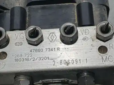 Peça sobressalente para automóvel em segunda mão abs por renault clio iv limited referências oem iam 476607341r  269722