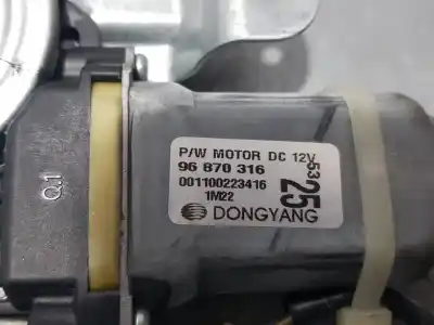 Second-hand car spare part driver left window regulator for chevrolet aveo ls oem iam references 96870316  