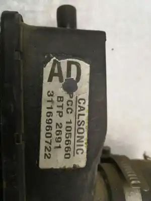 Peça sobressalente para automóvel em segunda mão radiador de água por mg serie 400 (rt) 416 si referências oem iam pcc001480  