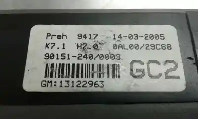Автозапчасти б/у климат-контроль за opel astra gtc 1.9 16v cdti cat (z 19 dth / lrd) ссылки oem iam 901512400003 901512400003 1000002588482