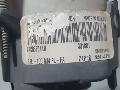 Second-hand car spare part left fog light for jeep compass limited oem iam references 04805857ab  