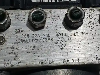 Peça sobressalente para automóvel em segunda mão abs por dacia sandero stepway referências oem iam 476604621r  0265232718