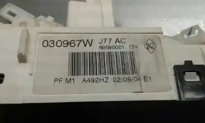 Автозапчасти б/у отопление / кондиционирование воздуха за renault modus confort dynamique ссылки oem iam 69590001  1000002520277