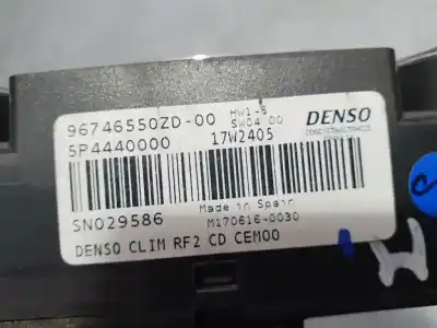 Second-hand car spare part climate control for citroen c-elysée feel oem iam references 96746550zd  m1706160030