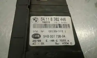 Peça sobressalente para automóvel em segunda mão comando de sofagem (chauffage / ar condicionado) por bmw serie 3 berlina (e46) 320d referências oem iam 5hb00773804 64118382446 