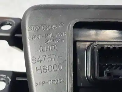 Second-hand car spare part multifunction switch for kia rio (yb) drive oem iam references 84757h8000  