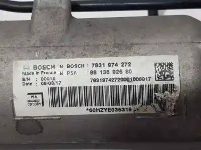 Second-hand car spare part steering rack for citroen jumpy furgon control m oem iam references 9813692680  7831974272