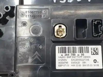 Second-hand car spare part gps navigation system for peugeot 308 allure oem iam references 9828476980  06300795