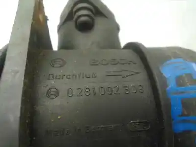 Peça sobressalente para automóvel em segunda mão medidor de massa de ar por fiat stilo (192) 1.9 jtd cat referências oem iam 0281002308  