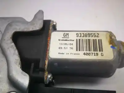 Peça sobressalente para automóvel em segunda mão elevador de vidros dianteiro direito por opel meriva enjoy referências oem iam 400719g 6 pins 93389552