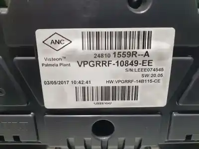 Peça sobressalente para automóvel em segunda mão quadrante por renault clio iv limited referências oem iam 248101559ra  vpgrrf10849ee
