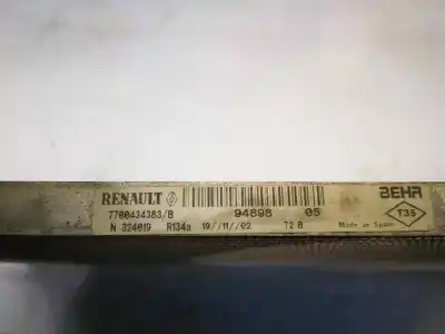 Автозапчасти б/у конденсатор / радиатор кондиционера воздуха за renault scenic (ja..) 1.6 16v authentique (ja0b/11) ссылки oem iam 7700434383  